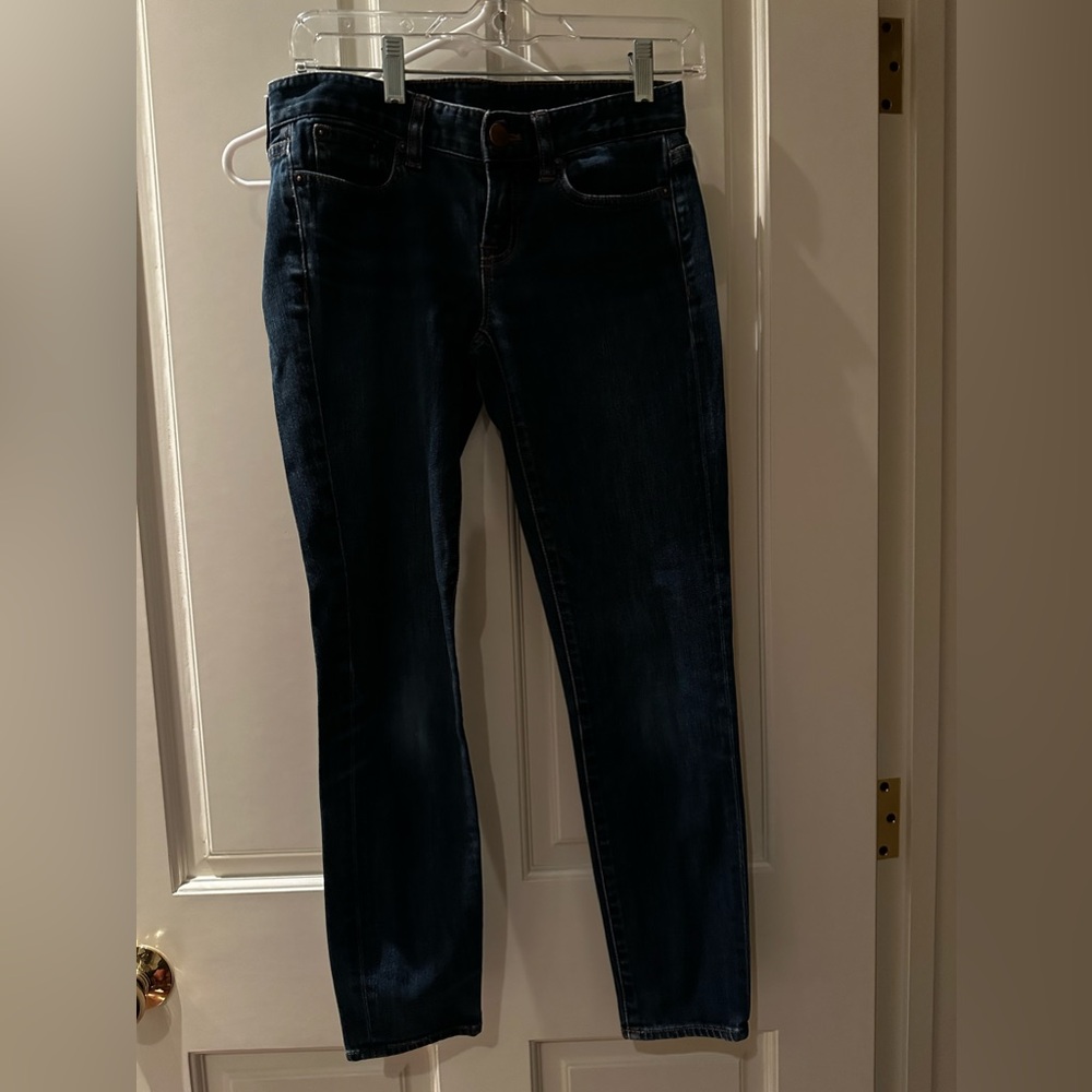 J.Crew women’s toothpick low rise jeans ankle length size 25.